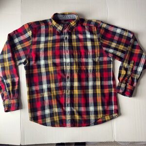 Woolrich‎ Plaid Button Down Mens Medium